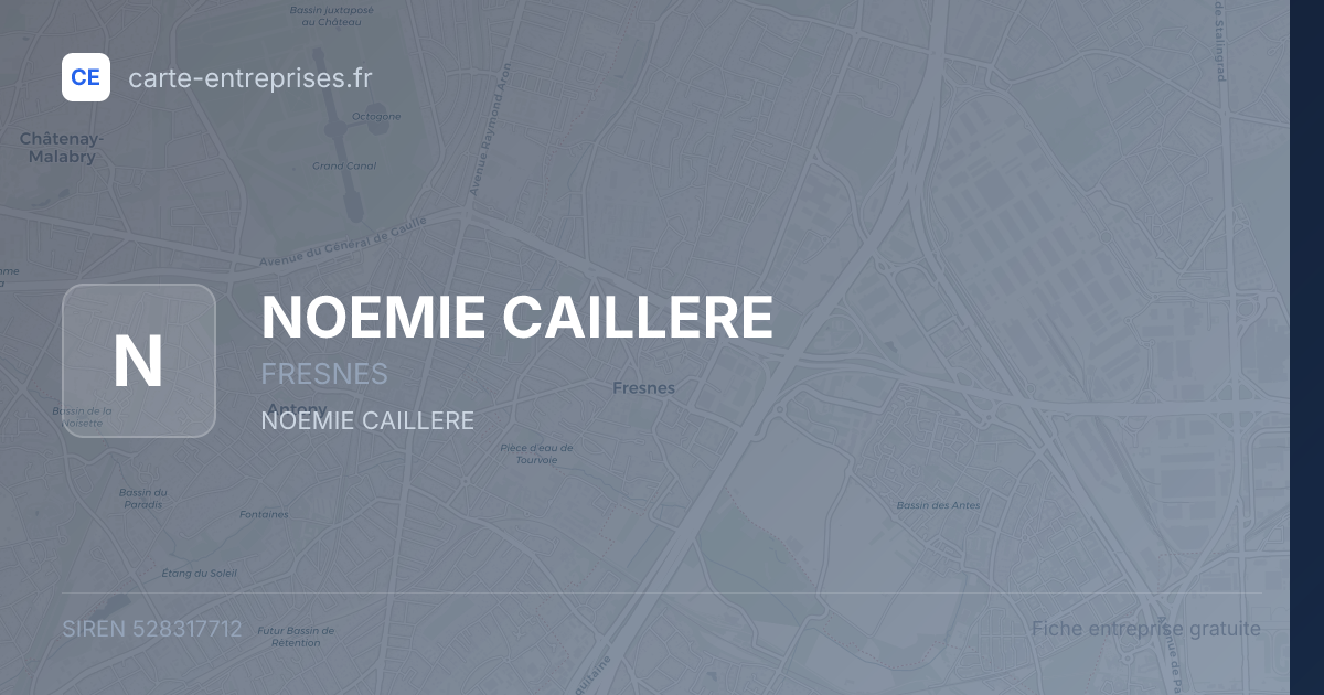 NOEMIE CAILLERE — 528317712 — fiche entreprise