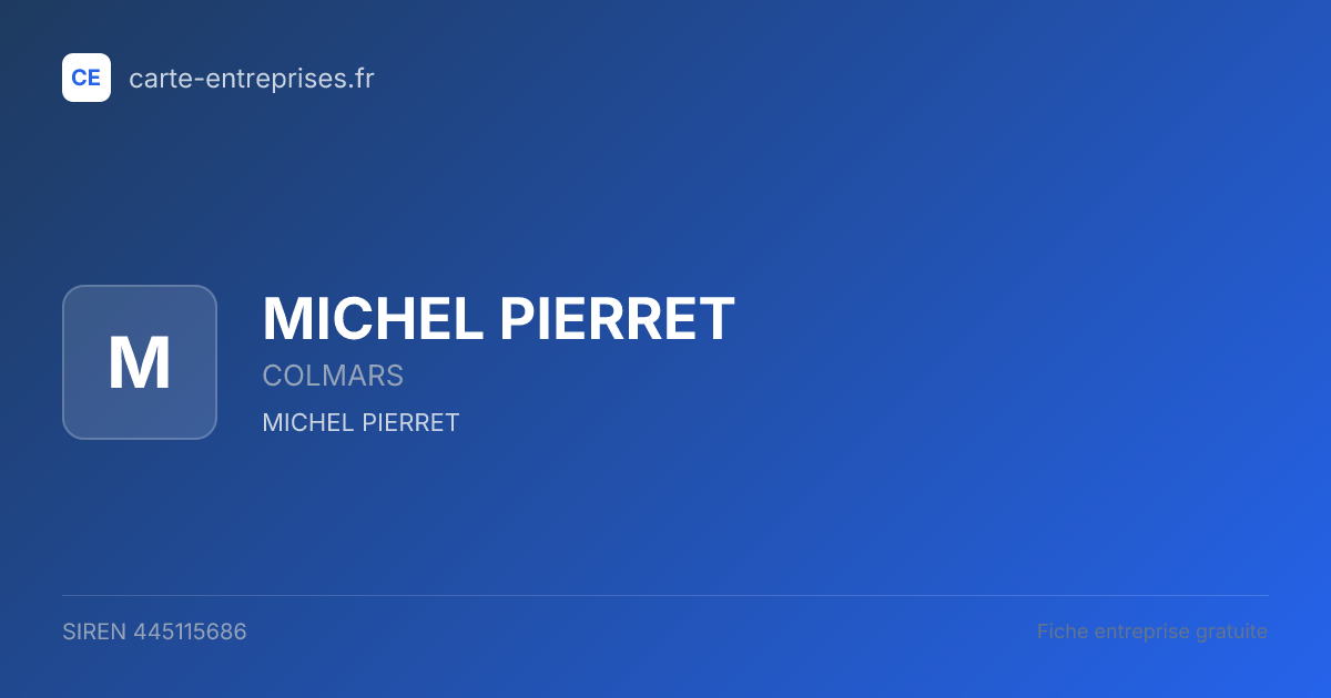 [NON-DIFFUSIBLE] — 445115686 — fiche entreprise