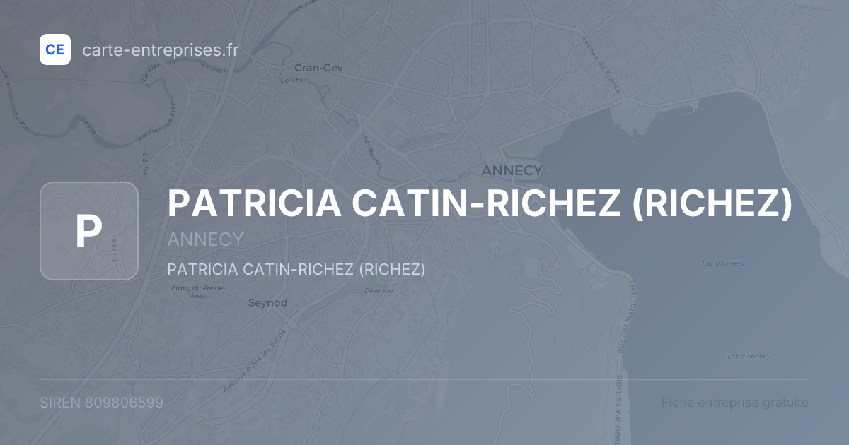 [NON-DIFFUSIBLE] — 809806599 — fiche entreprise