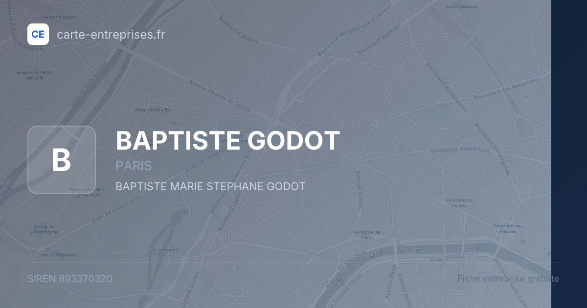 [NON-DIFFUSIBLE] — 893370320 — fiche entreprise