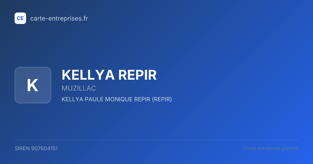 [NON-DIFFUSIBLE] — 907604151 — fiche entreprise