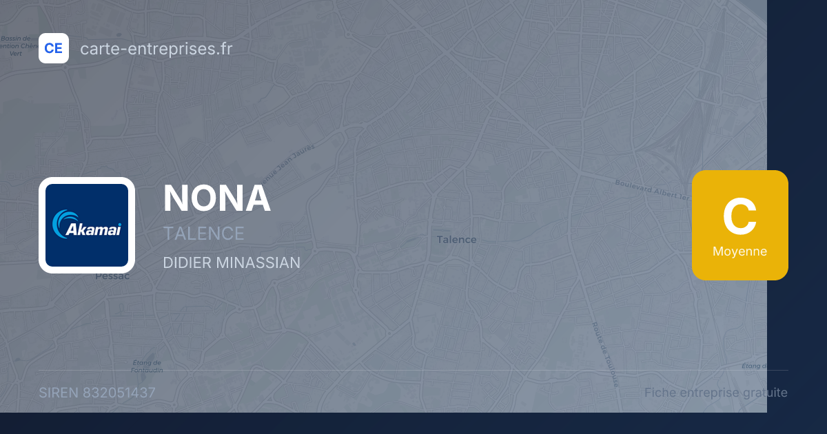 NONA — 832051437 — fiche entreprise