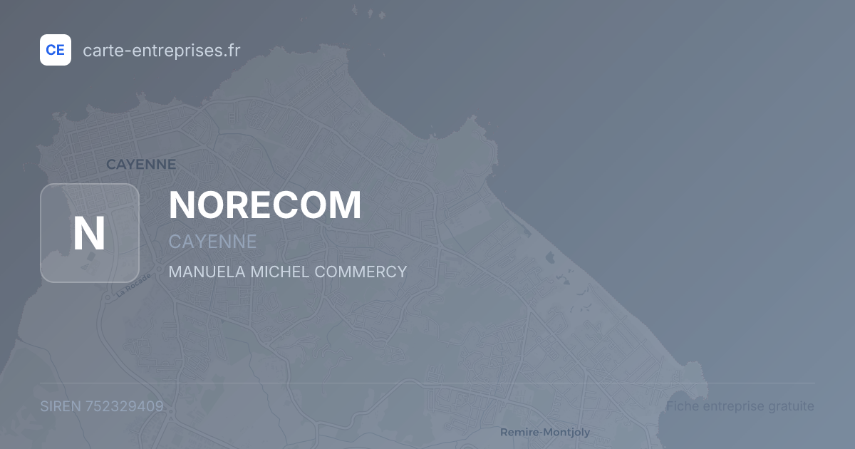 NORECOM — 752329409 — fiche entreprise