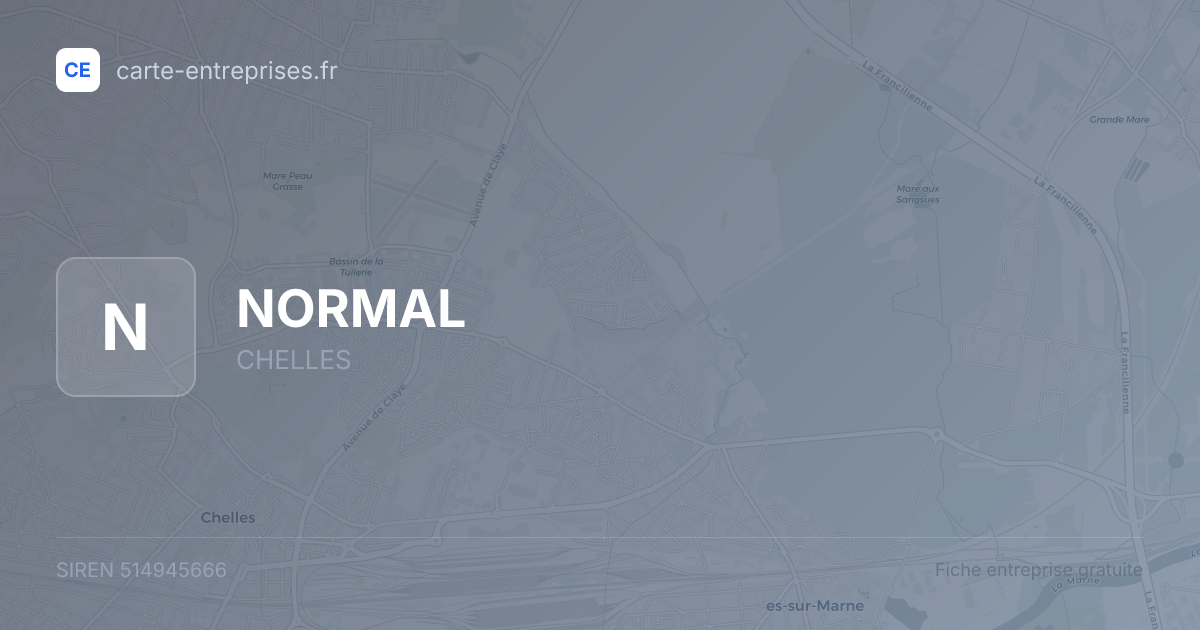NORMAL — 514945666 — fiche entreprise