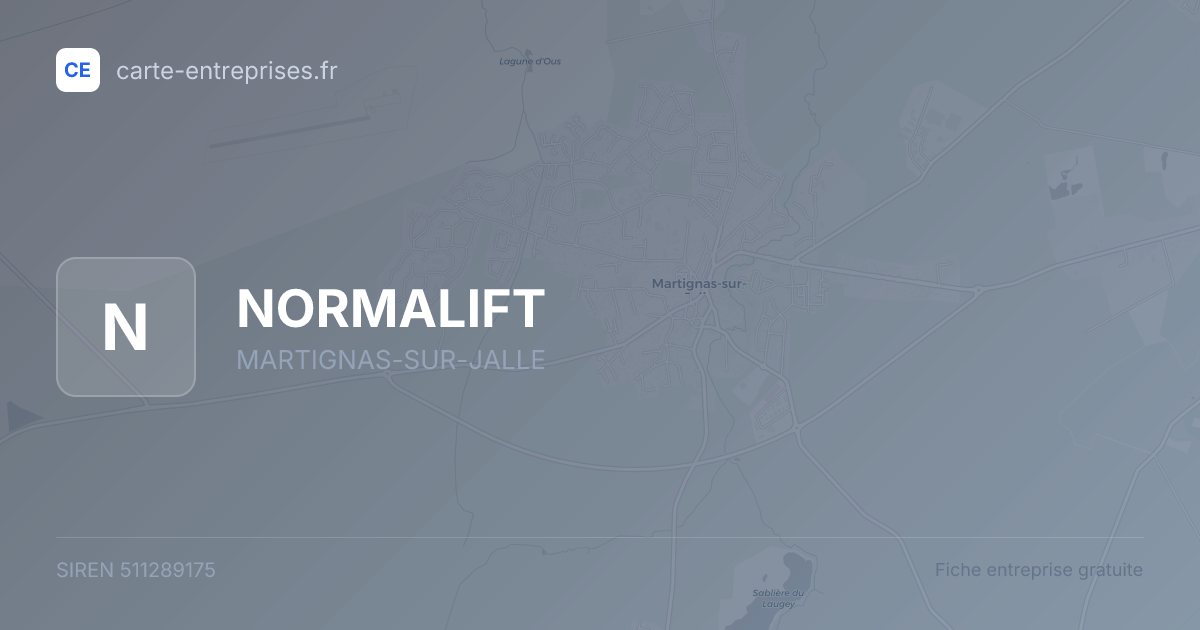 NORMALIFT — 511289175 — fiche entreprise