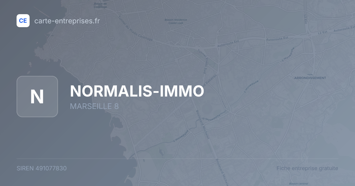 NORMALIS-IMMO — 491077830 — fiche entreprise