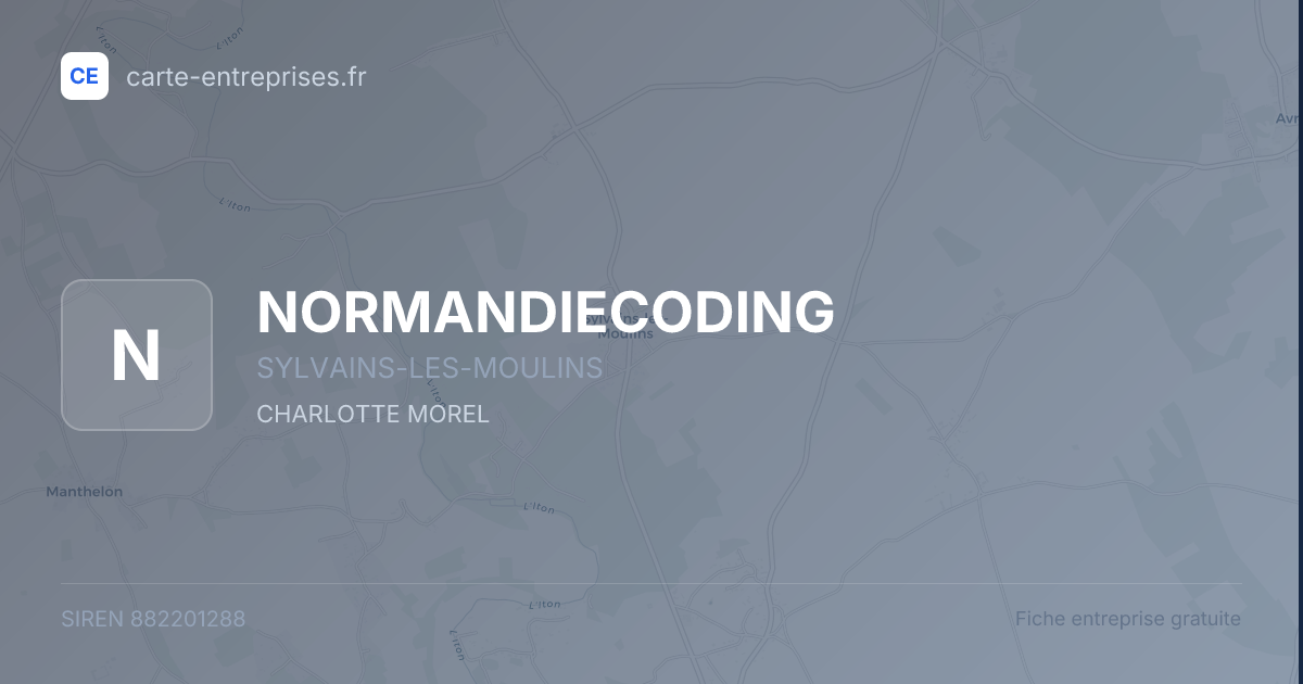 NORMANDIECODING — 882201288 — fiche entreprise