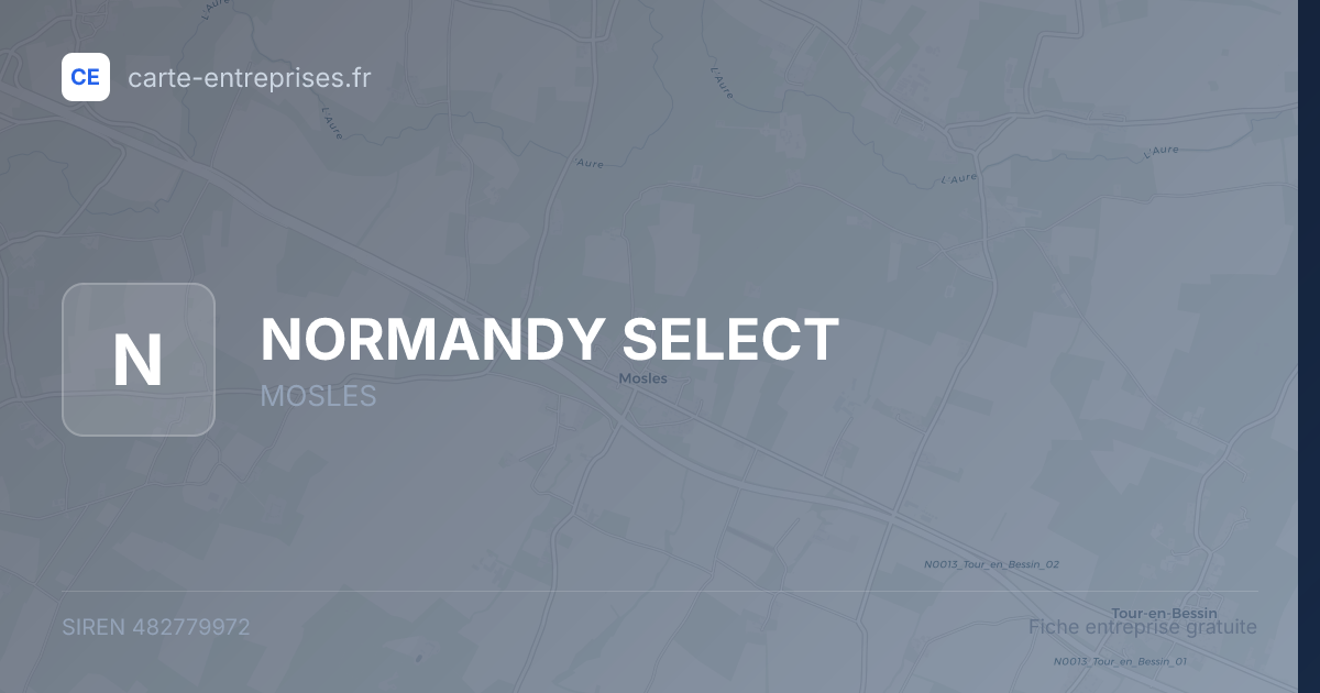 NORMANDY SELECT — 482779972 — fiche entreprise
