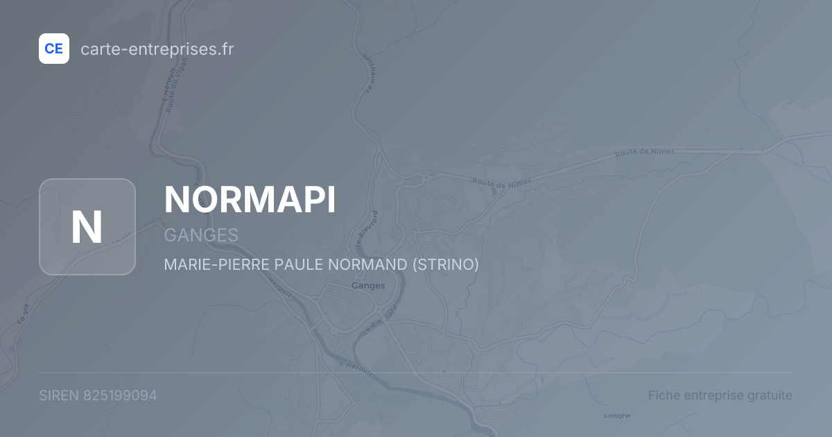 NORMAPI — 825199094 — fiche entreprise