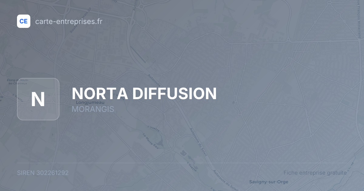 NORTA DIFFUSION — 302261292 — fiche entreprise