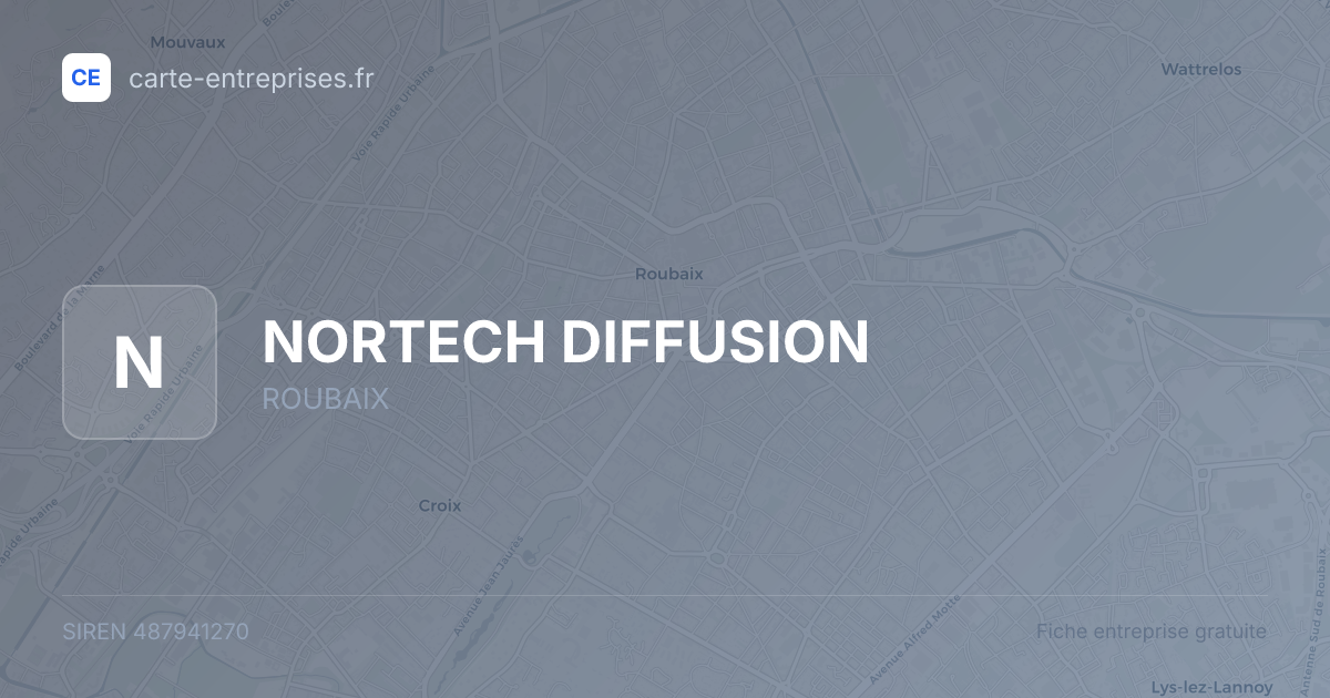 NORTECH DIFFUSION — 487941270 — fiche entreprise