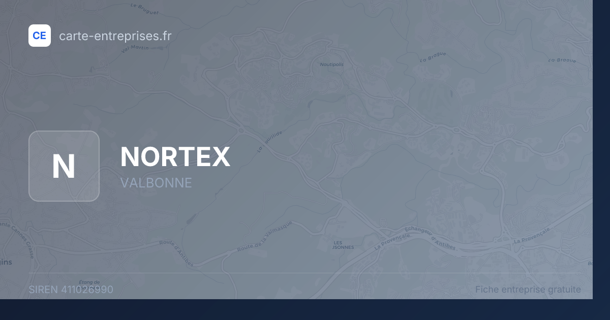 NORTEX — 411026990 — fiche entreprise