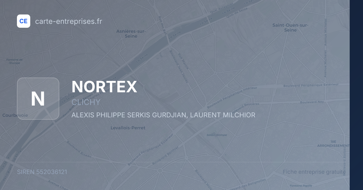 NORTEX — 552036121 — fiche entreprise