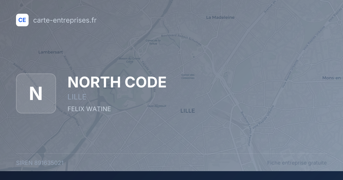 NORTH CODE — 891635021 — fiche entreprise