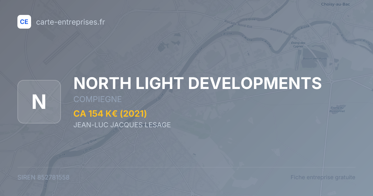 NORTH LIGHT DEVELOPMENTS — 852781558 — fiche entreprise