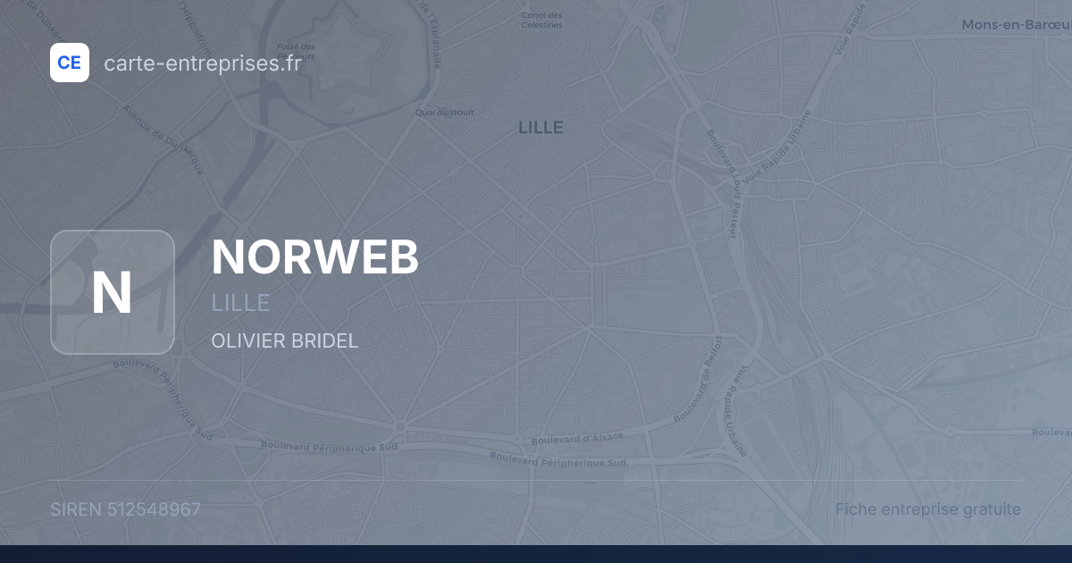 NORWEB — 512548967 — fiche entreprise