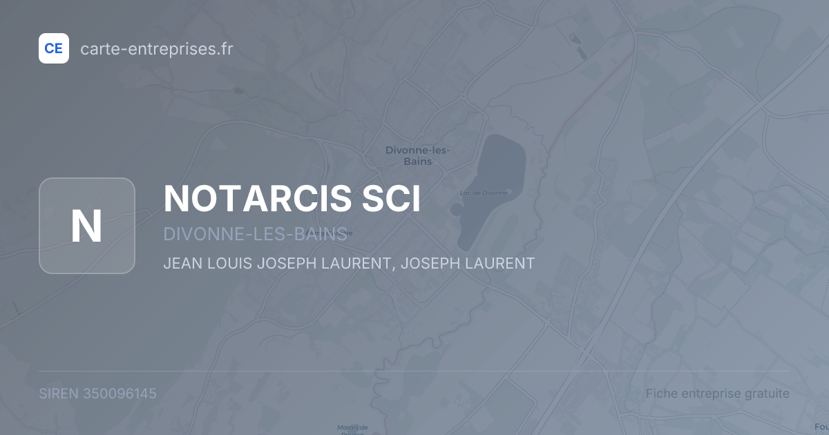 NOTARCIS SCI — 350096145 — fiche entreprise