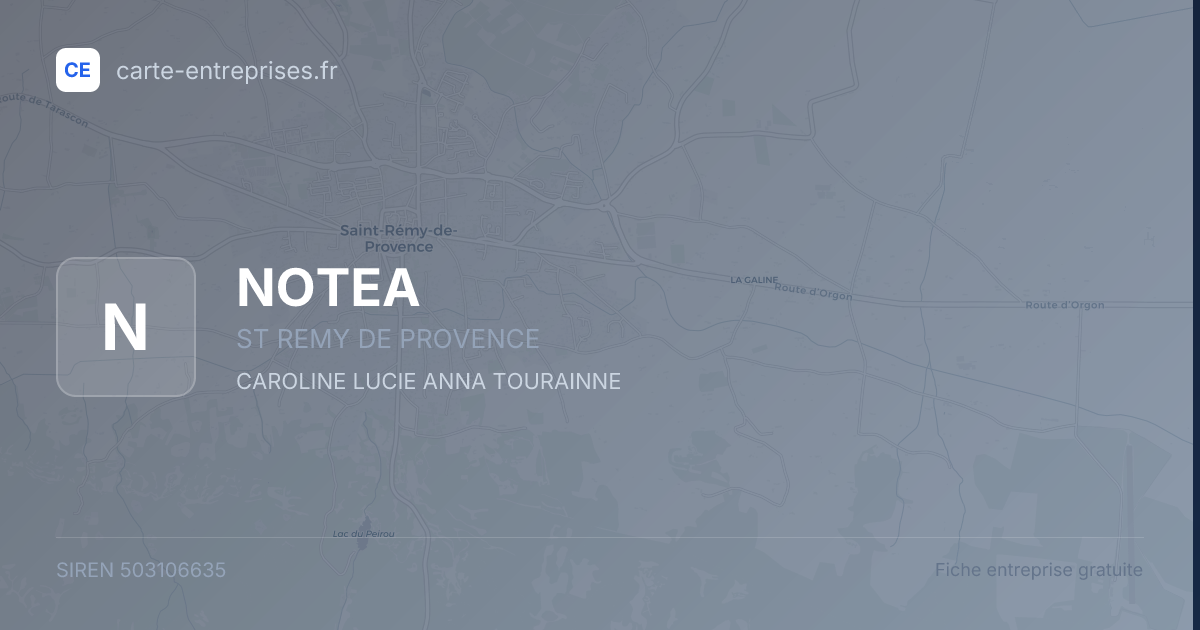 NOTEA — 503106635 — fiche entreprise