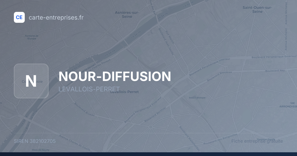 NOUR-DIFFUSION — 382102705 — fiche entreprise