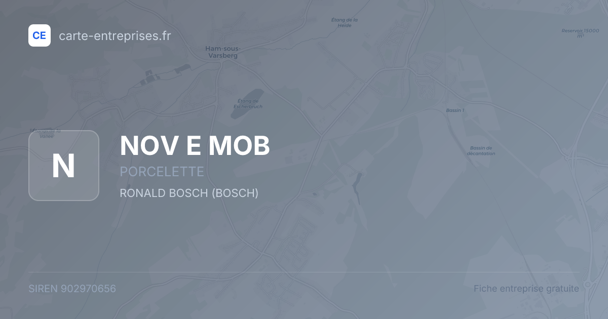 NOV E MOB — 902970656 — fiche entreprise