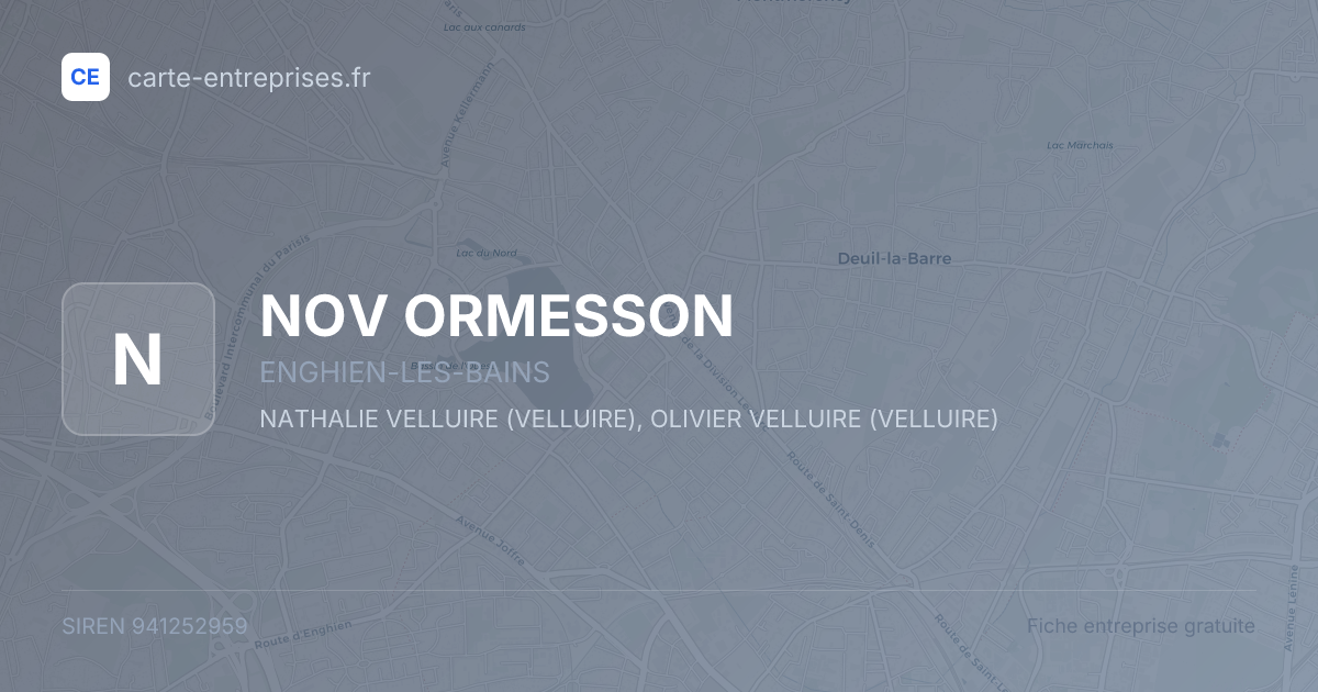 NOV ORMESSON — 941252959 — fiche entreprise