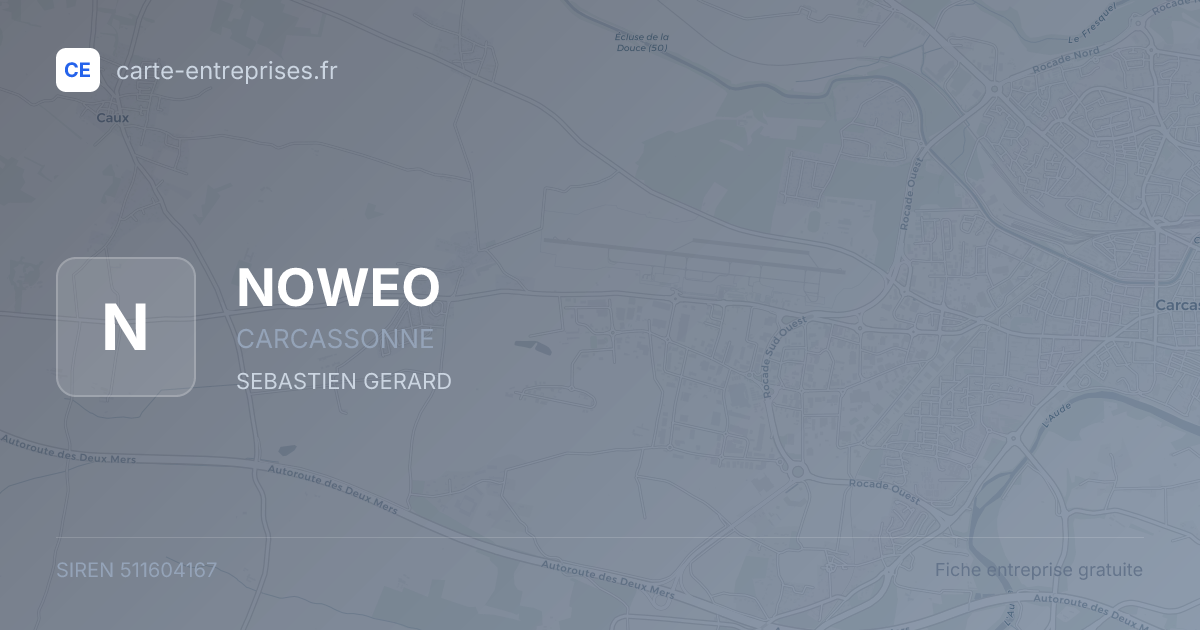 NOWEO — 511604167 — fiche entreprise
