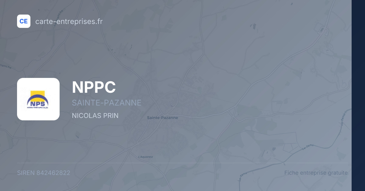 NPPC — 842462822 — fiche entreprise