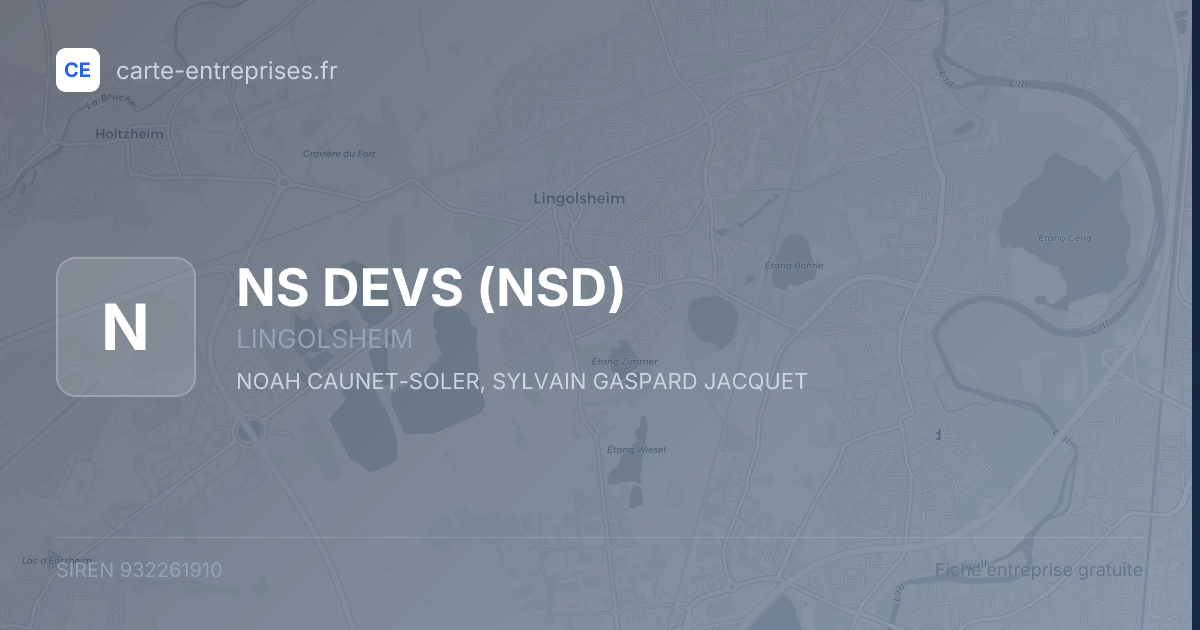 NS DEVS (NSD) — 932261910 — fiche entreprise