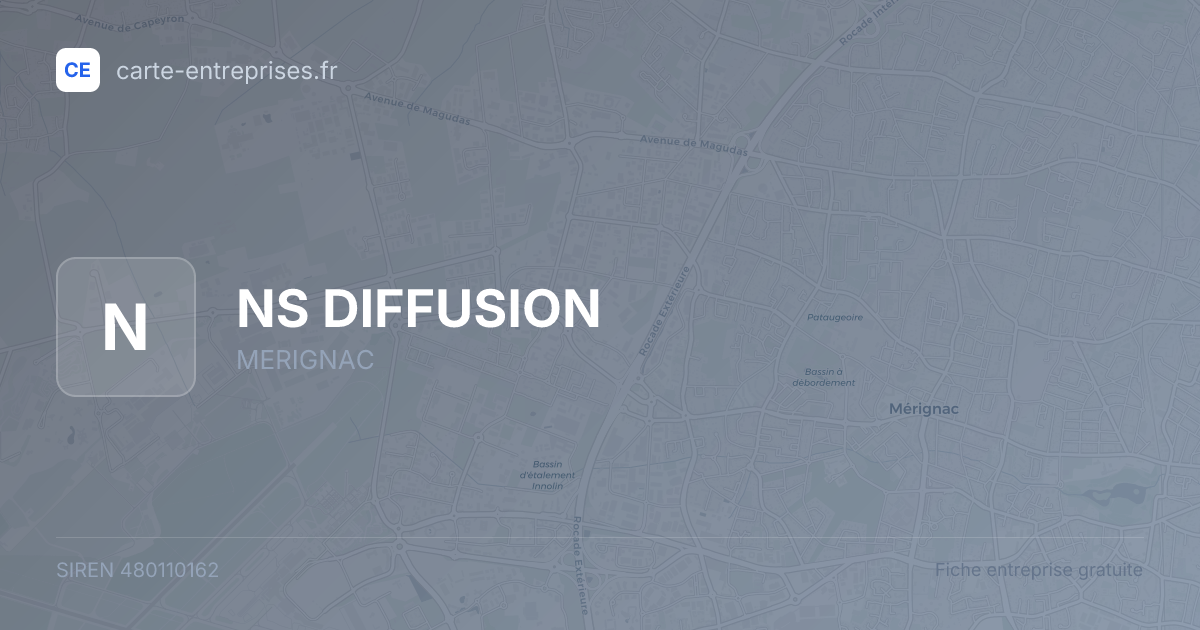 NS DIFFUSION — 480110162 — fiche entreprise