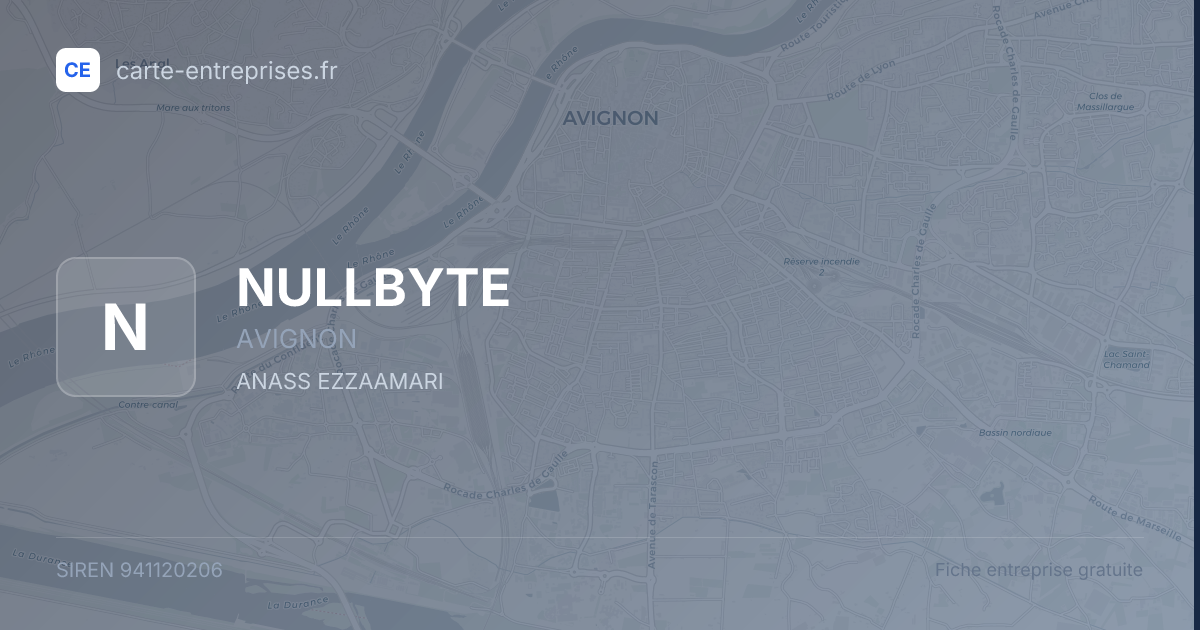 NULLBYTE — 941120206 — fiche entreprise