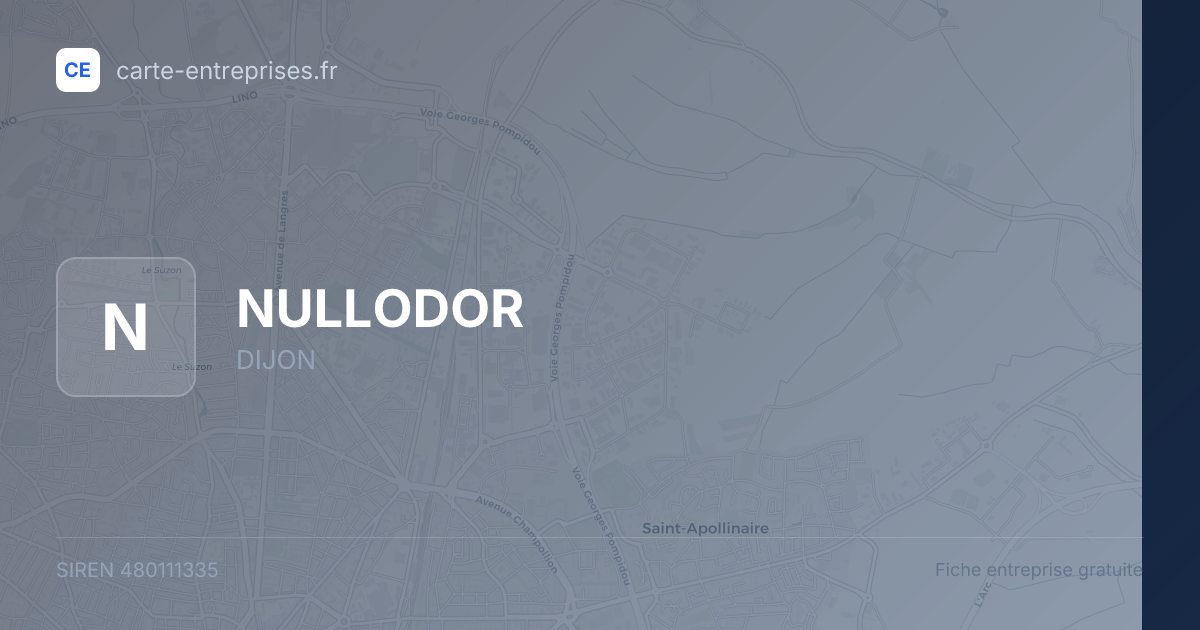 NULLODOR — 480111335 — fiche entreprise