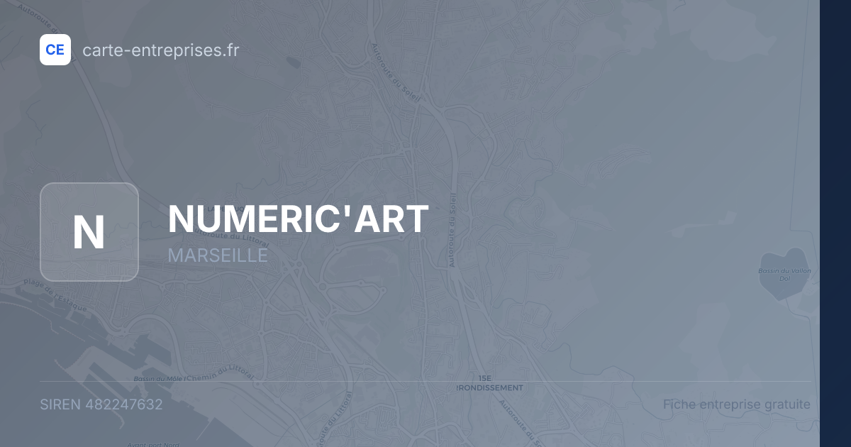 NUMERIC'ART — 482247632 — fiche entreprise