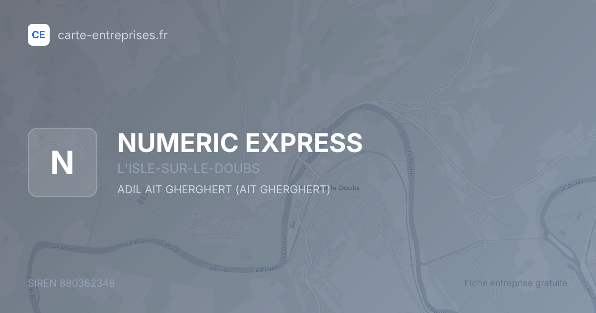 NUMERIC EXPRESS — 880362348 — fiche entreprise