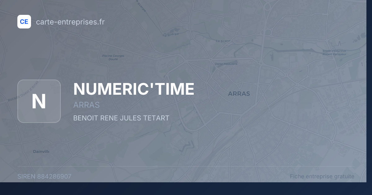 NUMERIC'TIME — 884286907 — fiche entreprise