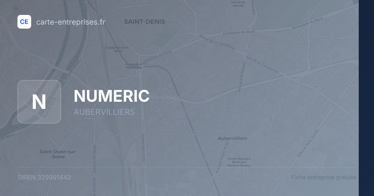 NUMERIC — 329991442 — fiche entreprise