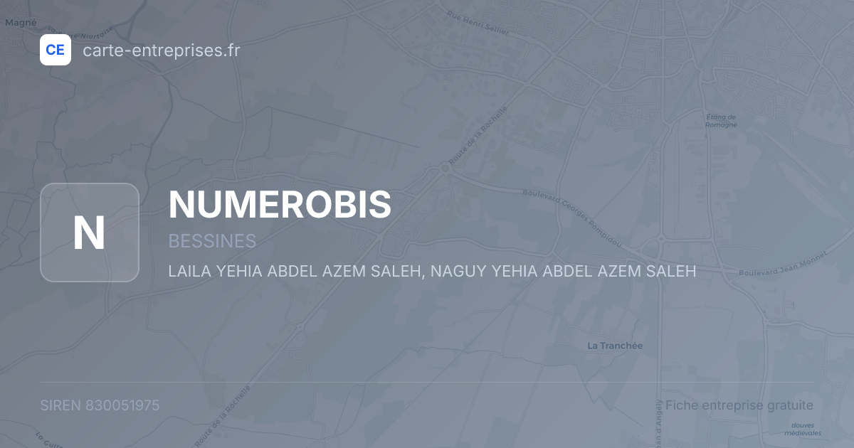 NUMEROBIS — 830051975 — fiche entreprise