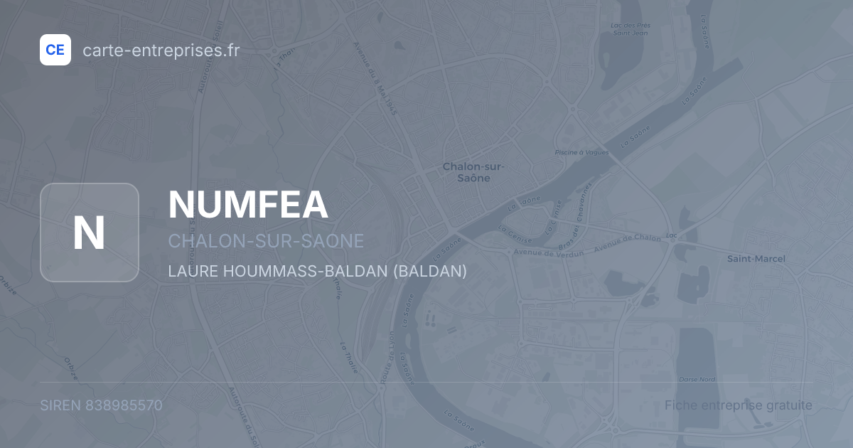 NUMFEA — 838985570 — fiche entreprise