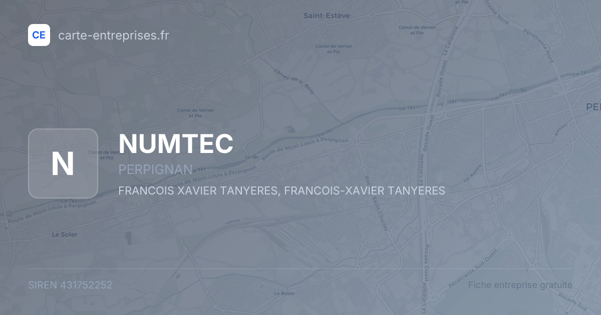 NUMTEC — 431752252 — fiche entreprise
