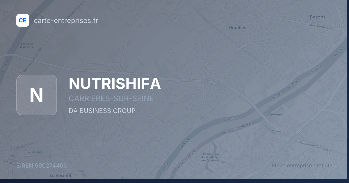 NUTRISHIFA — 990274466 — fiche entreprise