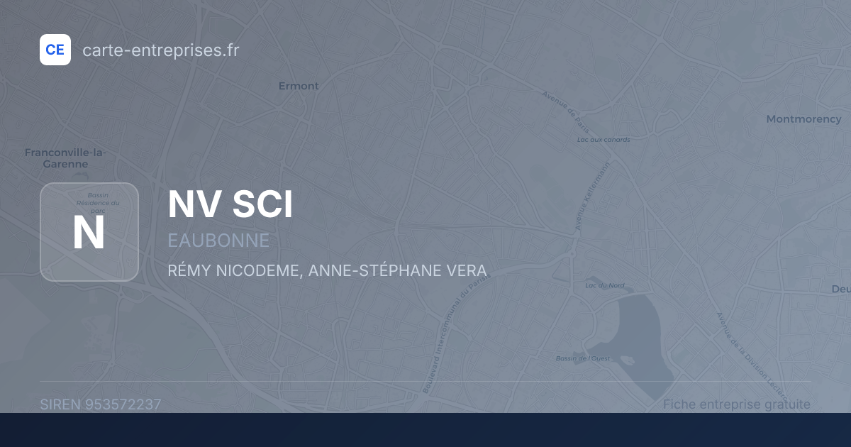 NV SCI — 953572237 — fiche entreprise