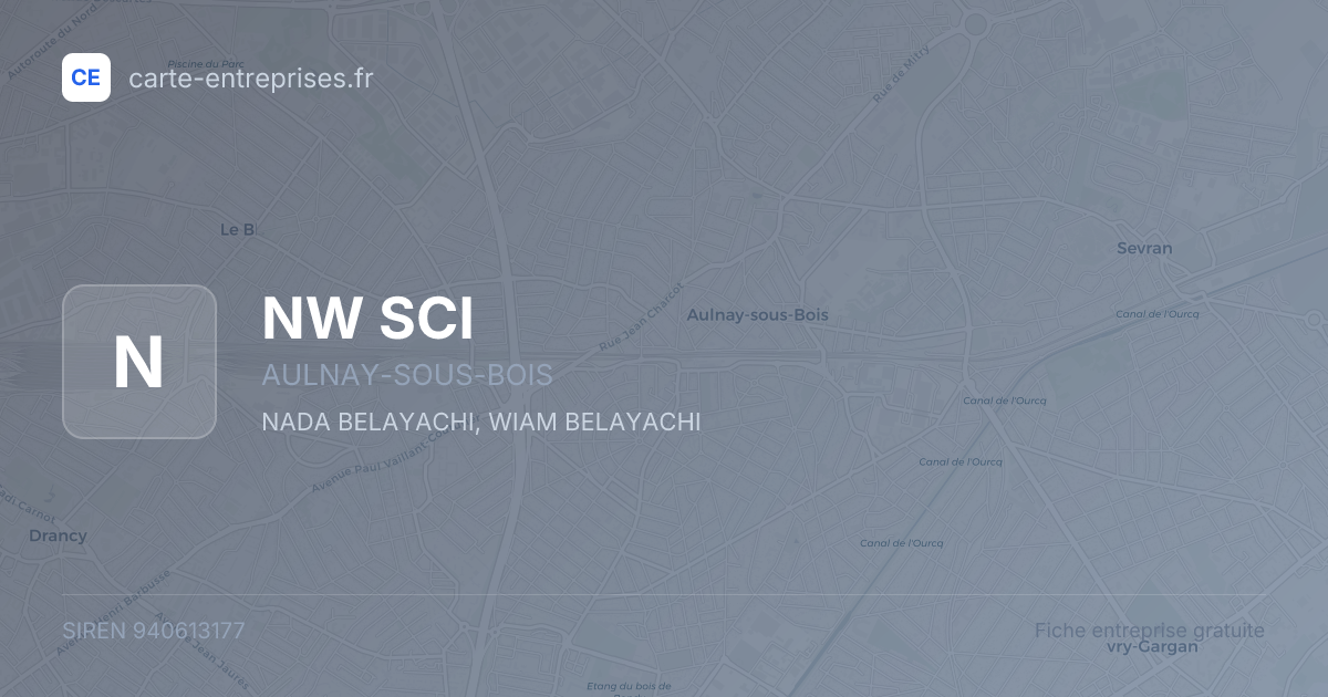 NW SCI — 940613177 — fiche entreprise