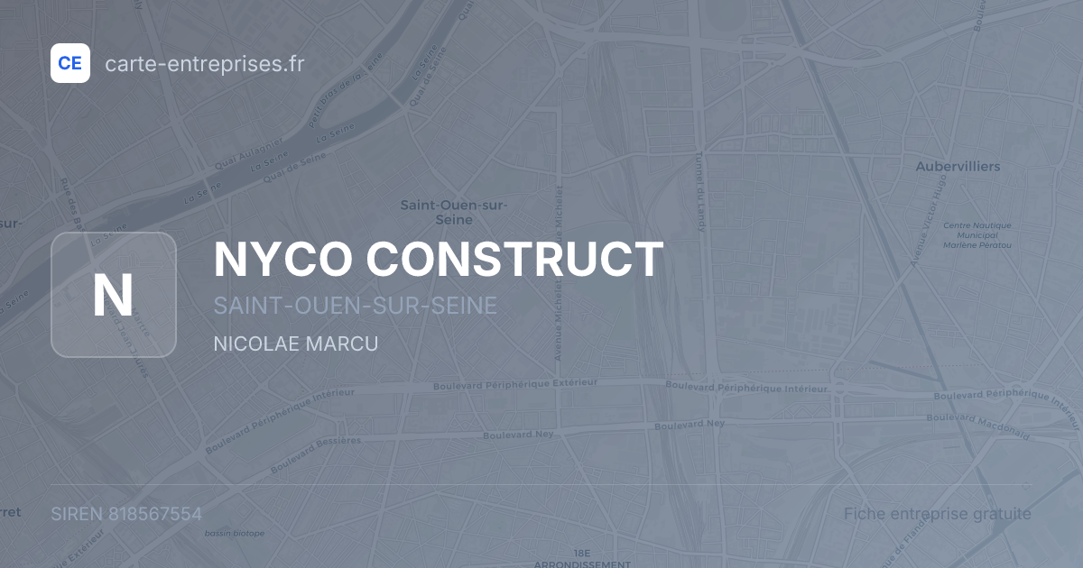 NYCO CONSTRUCT — 818567554 — fiche entreprise
