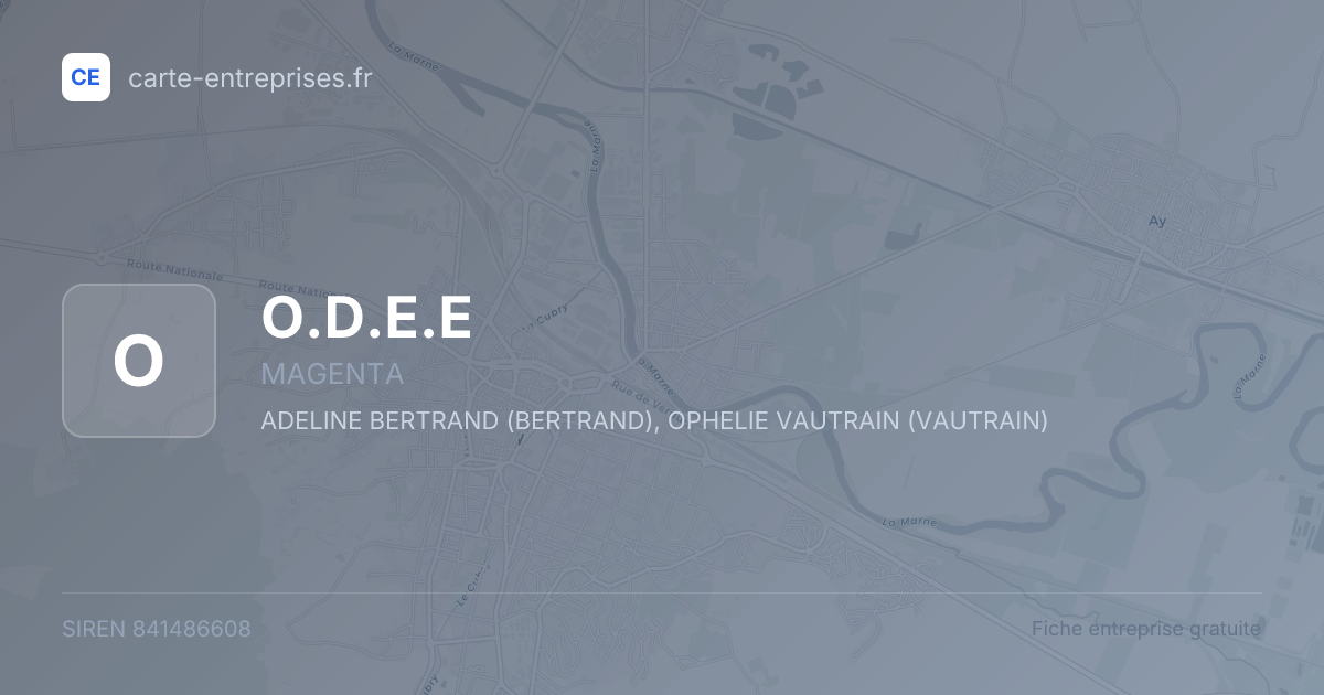 O.D.E.E — 841486608 — fiche entreprise
