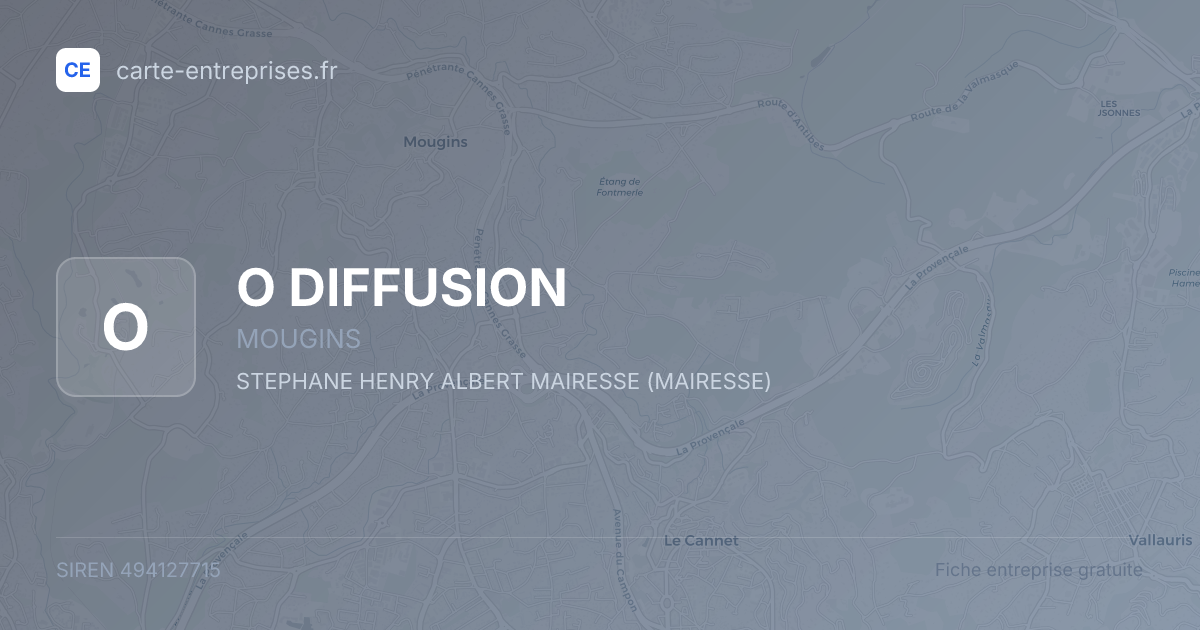 O DIFFUSION — 494127715 — fiche entreprise