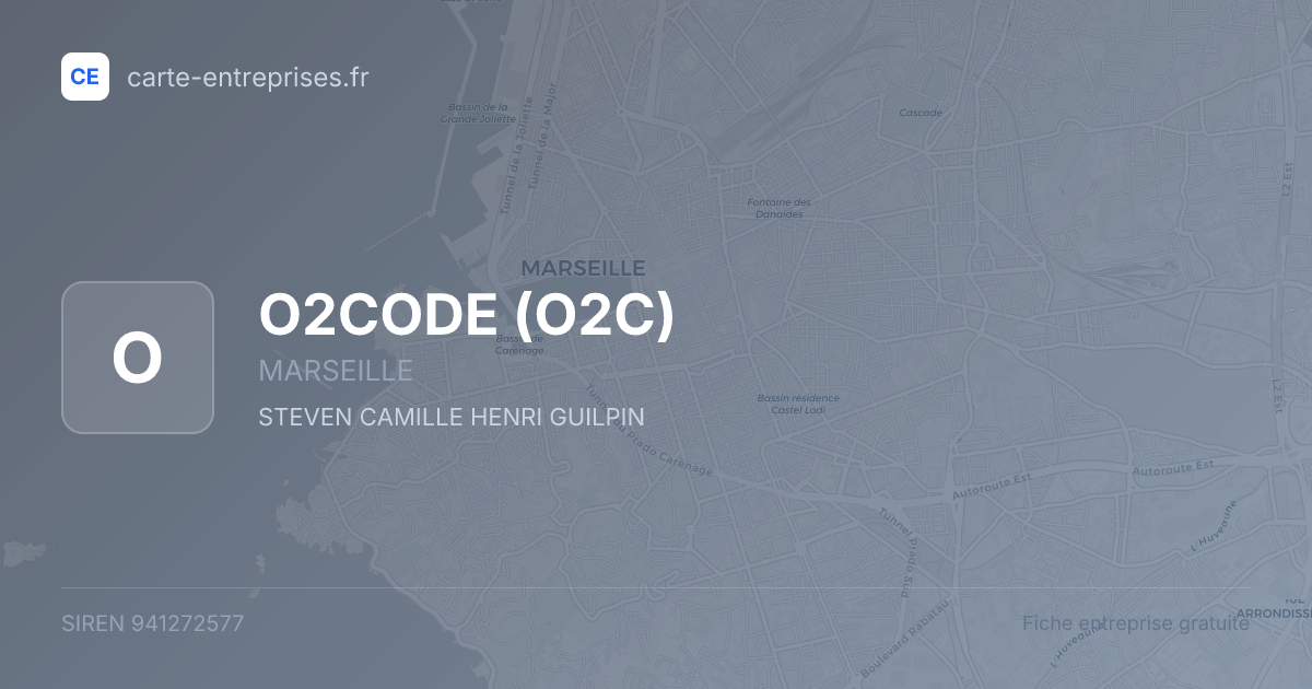 O2CODE (O2C) — 941272577 — fiche entreprise