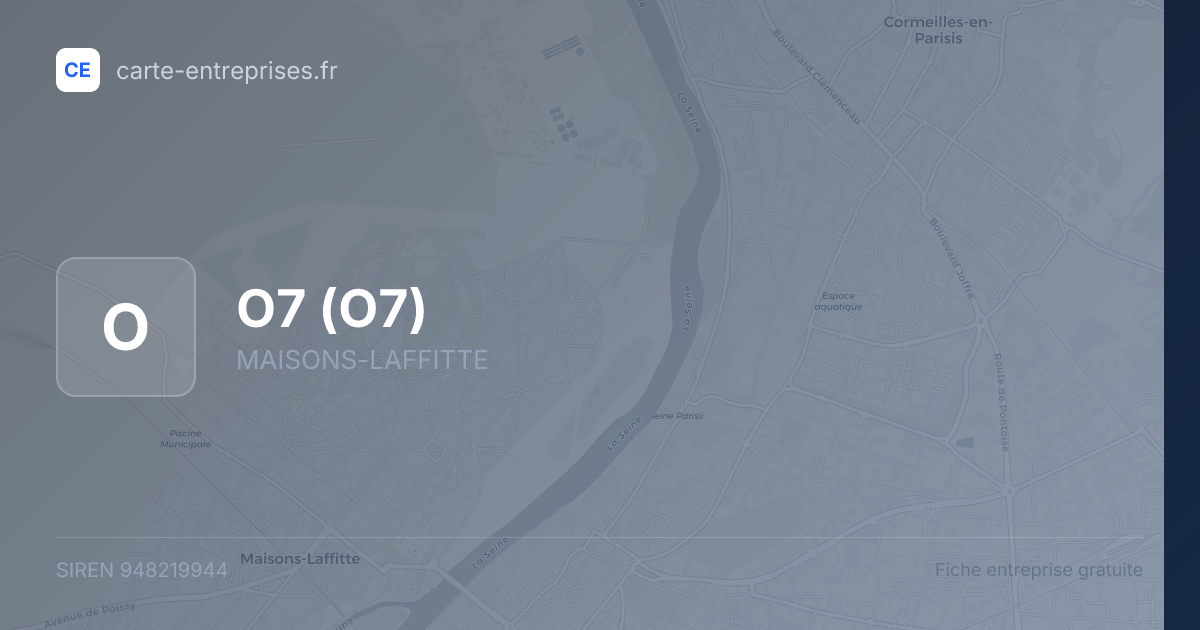 O7 — 948219944 — fiche entreprise