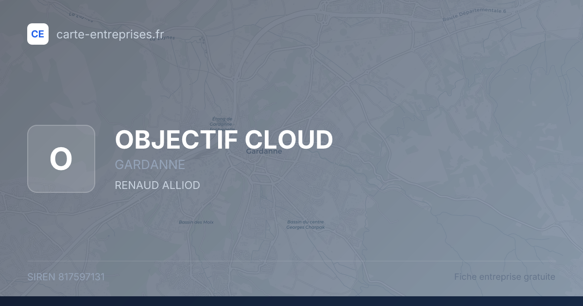 OBJECTIF CLOUD — 817597131 — fiche entreprise