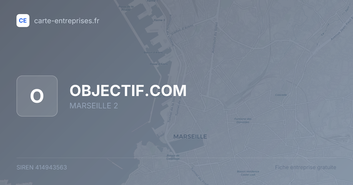 OBJECTIF.COM — 414943563 — fiche entreprise