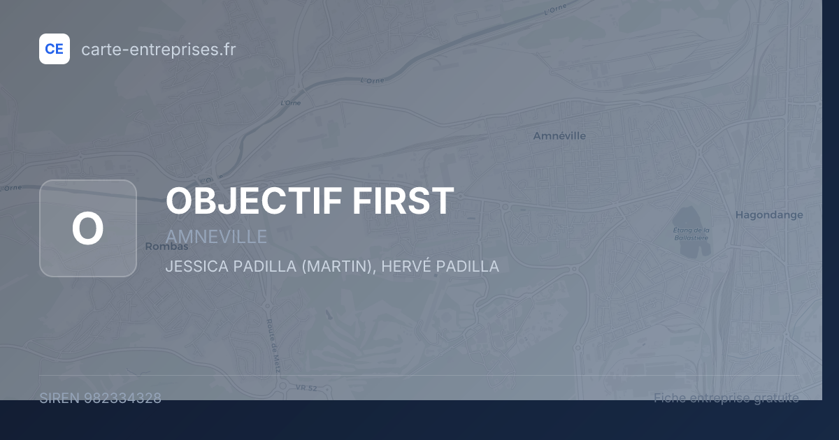 OBJECTIF FIRST — 982334328 — fiche entreprise