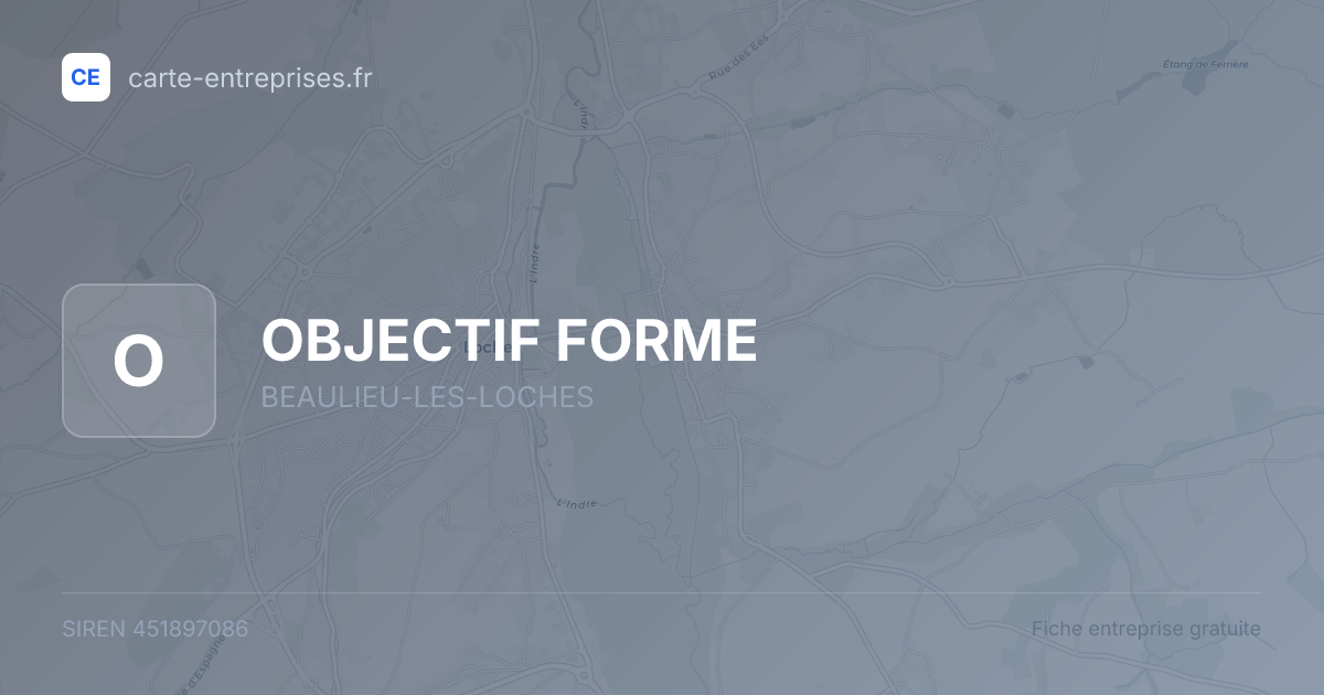 OBJECTIF FORME — 451897086 — fiche entreprise